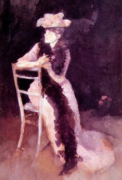 James Abbottb McNeill Whistler : Portrait of Mrs Whibley